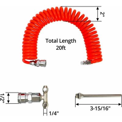 Connecteur Air Comprimé Poppstar NW 7.2 Avec Embout 6,5 Mm – Raccord Rapide Laiton Pour Compresseur & Outils Pneumatiques