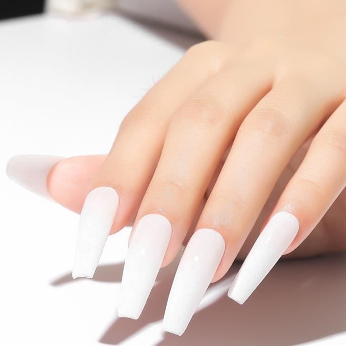 AIMEILI 2 X 15ml No Wipe Top Et Base Coat Lot Vernis De Base Et Finition Brillant Vernis à Ongles Gel Semi Permanent Manucure Kit Longue Durée