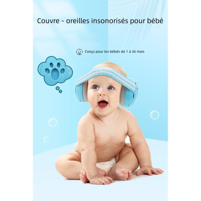 Bébés Protection Auditive Réglable et confortable Casque Anti