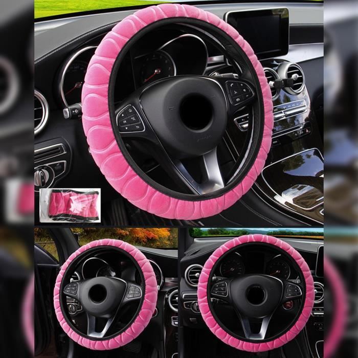 3 Pièces Couverture De Volant De Voiture Anti-Dérapant Élastique Housse