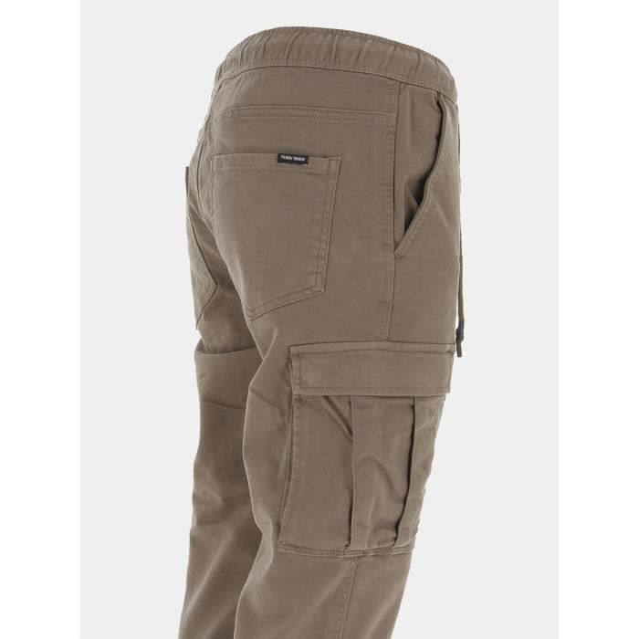 Pantalon Pikers 2 cargo Teddy smith Vert Cdiscount Pr t Porter