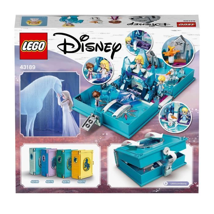 LEGO® Disney Princess™ 43189 La Reine des neiges 2 Les aventures d'Elsa et  Nokk dans un livre de contes, Jouet créatif pour enfants - Cdiscount Jeux -  Jouets