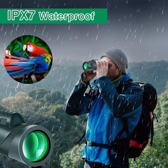 Télescope monoculaire - 80x100 - 80x - Objectif 100 mm - Prisme BAK-4 ...