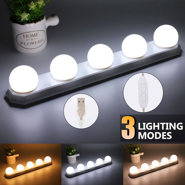 Lampe Selfie Magnétique Avec Miroir – LED Portable Pour Streaming, Vidéoconférence, Vlog – 450 MAh