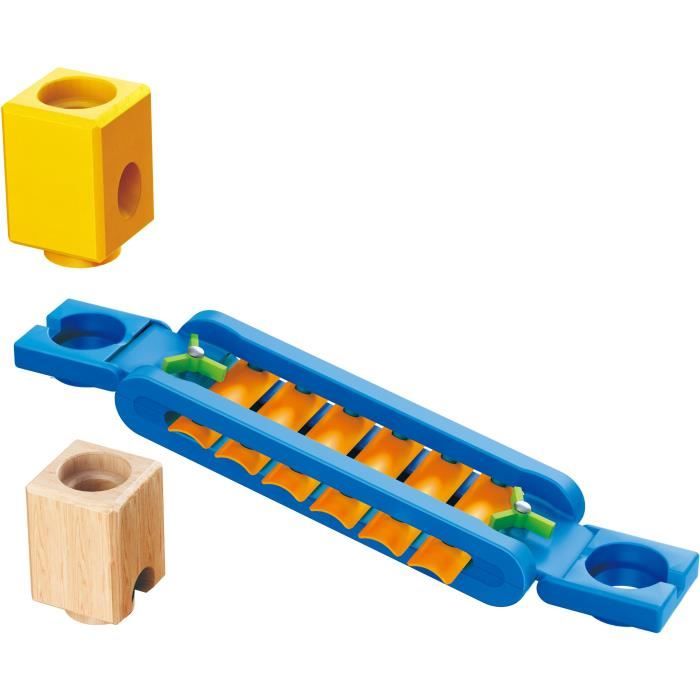 Clementoni Action & Réaction – Circuit De Billes Avec 5 Bandes Sonores – Compatible Avec La Gamme – Jouet éducatif STEM – Fabriqué En Italie – Dès 8 Ans