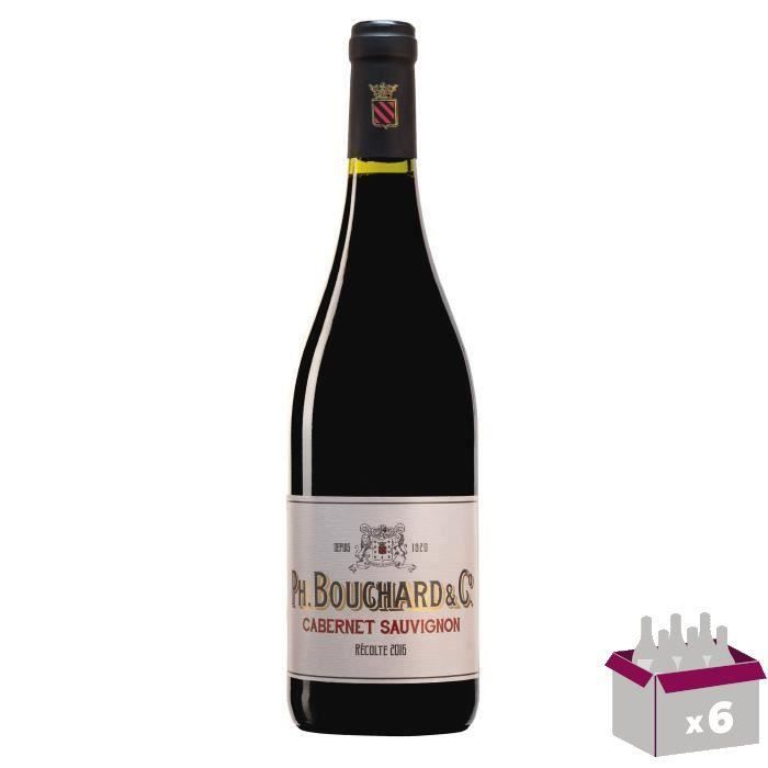Philippe Bouchard Cabernet Sauvignon - Vin rouge du Languedoc Roussillon x6