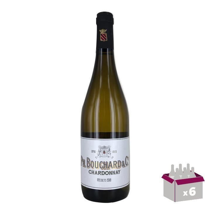 Philippe Bouchard Chardonnay - Vin blanc de Pays d'Oc x6