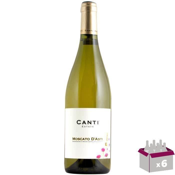 Canti Moscato d'Asti Blanc - 75 cl x6