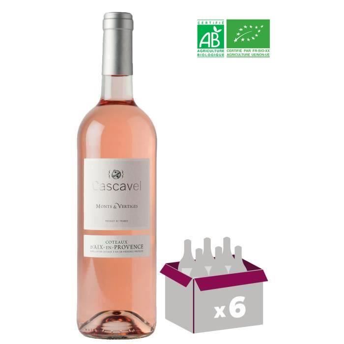 Cascavel Monts Et Vertiges Bio 2018 Coteaux d'Aix-en-Provence - Vin Rosé de Provence