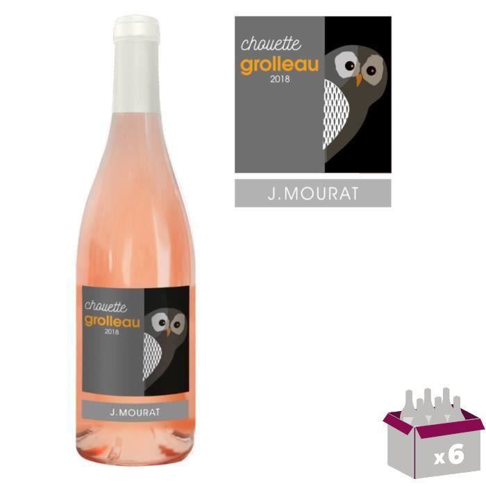 J. Mourat Chouette Grolleau - Vin rosé du Val de Loire x6