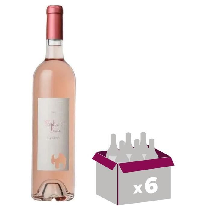 Eléphant Rosé Luberon - Vin Rosé de la Vallée du Rhône x6