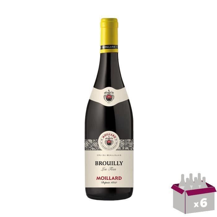 Moillard 2020 Brouilly - Vin rouge de Bourgogne x6