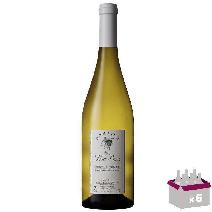 Domaine du Haut Bourg 2018 Muscadet Côtes de Grandlieu Sur Lie - Vin blanc de Loire