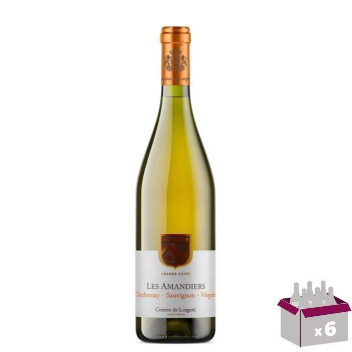 Les Amandiers2018 IGP Pays d'Oc - Vin rouge du Languedoc Roussillon x6