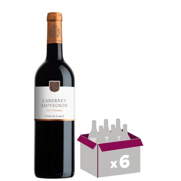 Les Terrasses 2018 IGP Pays d'Oc Cabernet Sauvignon - Vin rouge du Languedoc Roussillon