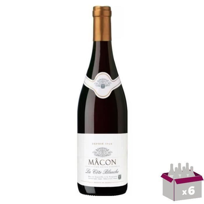 Cave de Lugny 2020 Mâcon - Vin rouge de Bourgogne x6