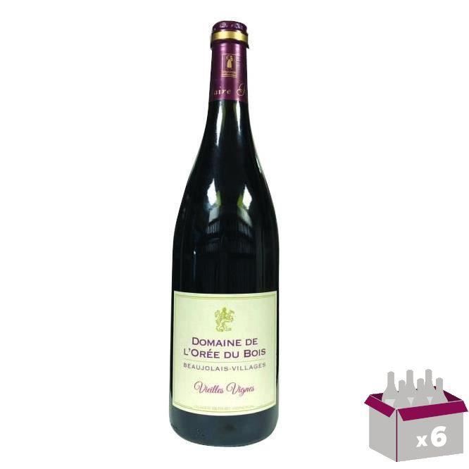 Domaine l'Orée du Bois 2018 Beaujolais - Vin rouge du Beaujolais x6