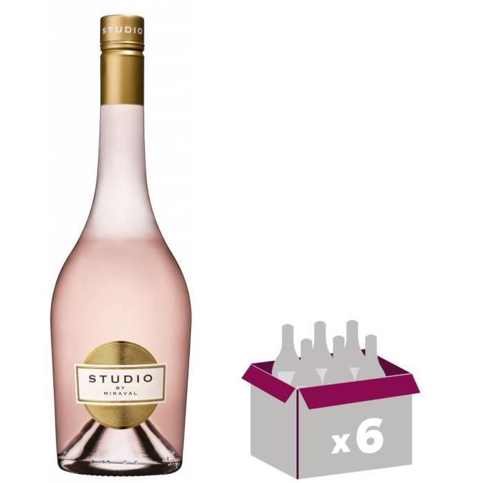 Studio by Miraval IGP Méditerranée - Vin rosé x6
