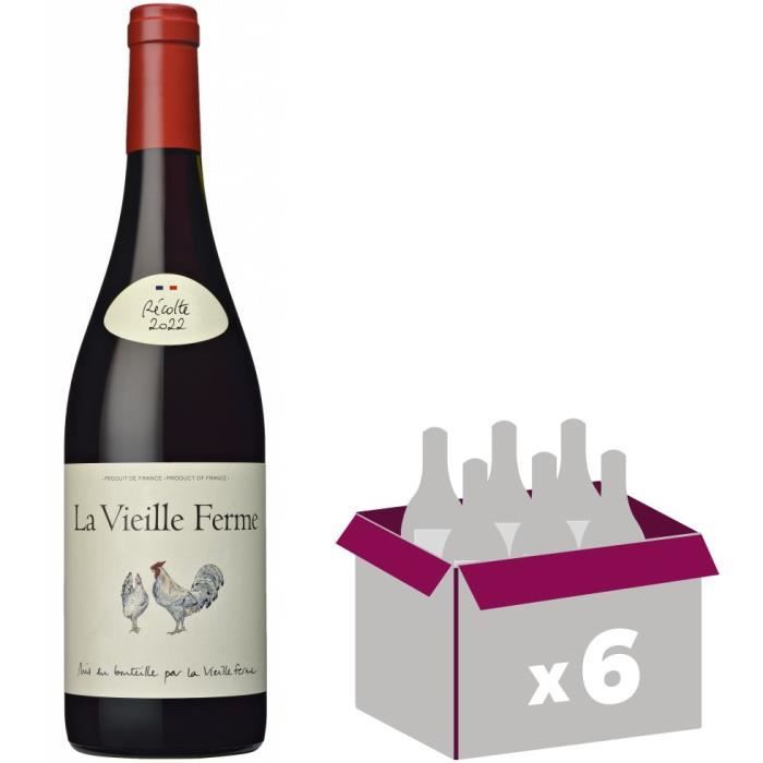 La Vieille Ferme 2019 Ventoux - Vin rouge de la Vallée du Rhône x6