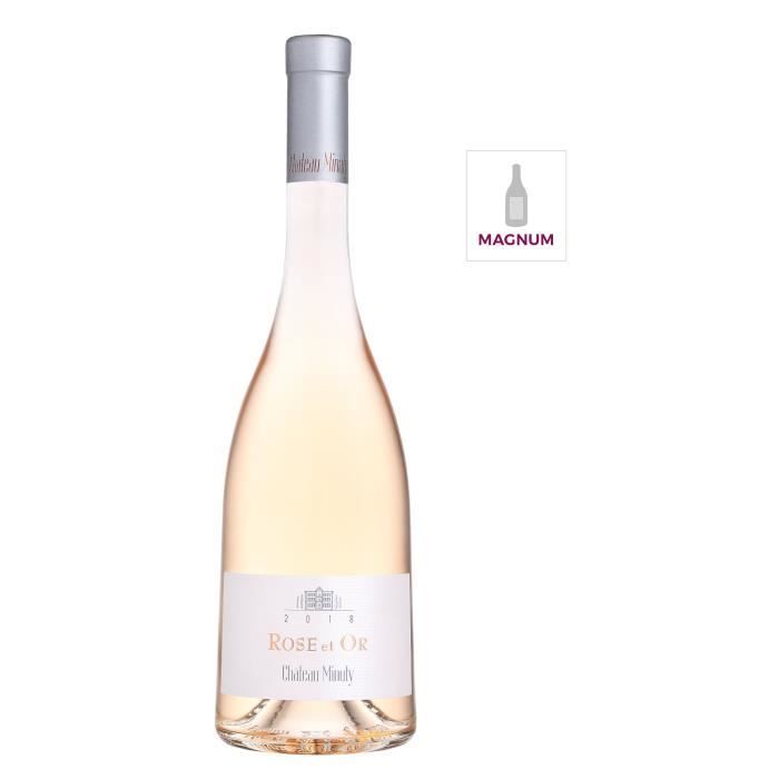 Magnum Château Minuty Rose et Or 2018 Côtes de Provence - Vin rosé de Provence