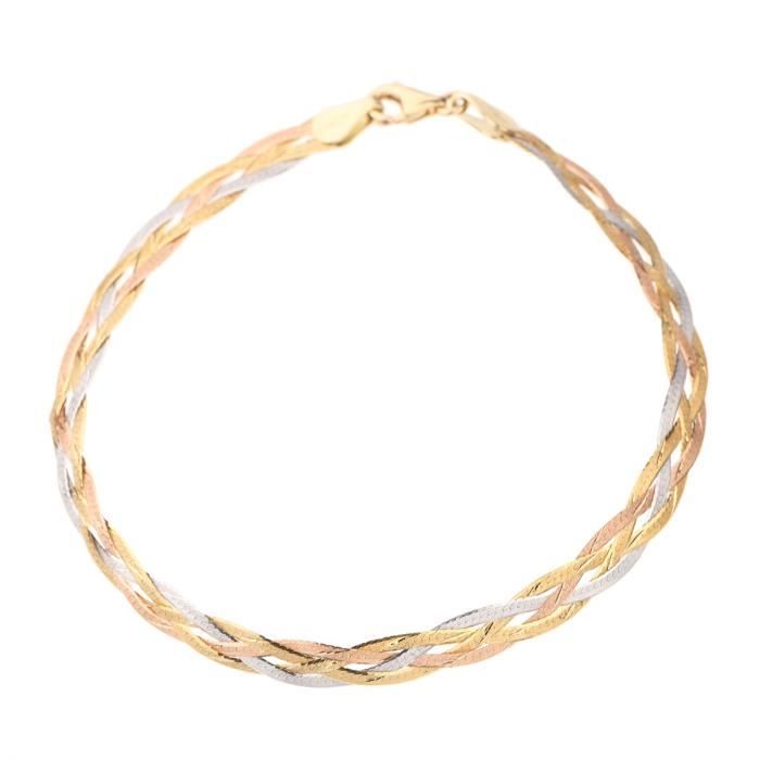 LES BIJOUX D'EMMA Bracelet Or Tricolore 375° Femme