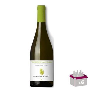 VIN BLANC Les Premières Fleurs  Touraine Sauvignon - Vin Blanc de Loire x6