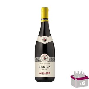 VIN ROUGE Moillard 2020 Brouilly - Vin rouge de Bourgogne x6