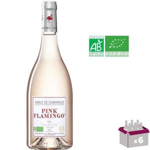 VIN ROSE Pink Flamingo BIO rosé Camargue mill 2020 - IGP Sable de Camargue x6