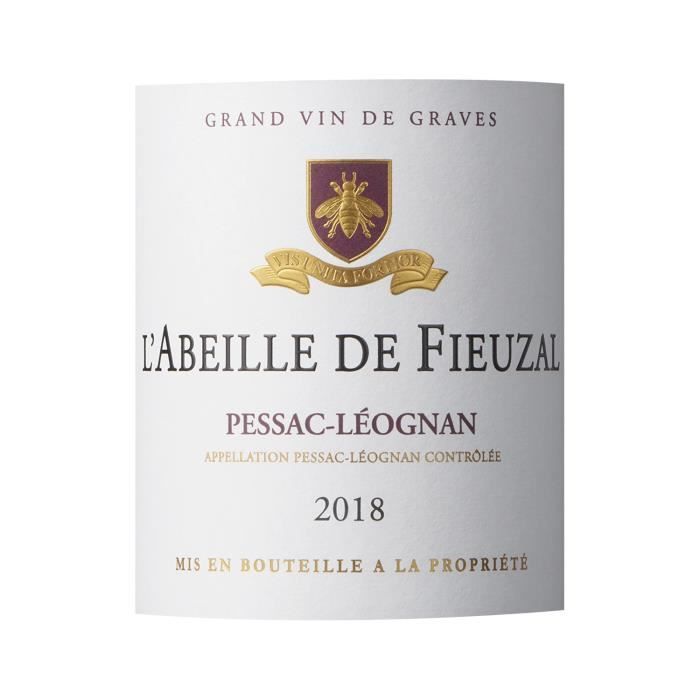 Magnum L'abeille de Fieuzal 2018 Pessac-Léognan - Vin rouge