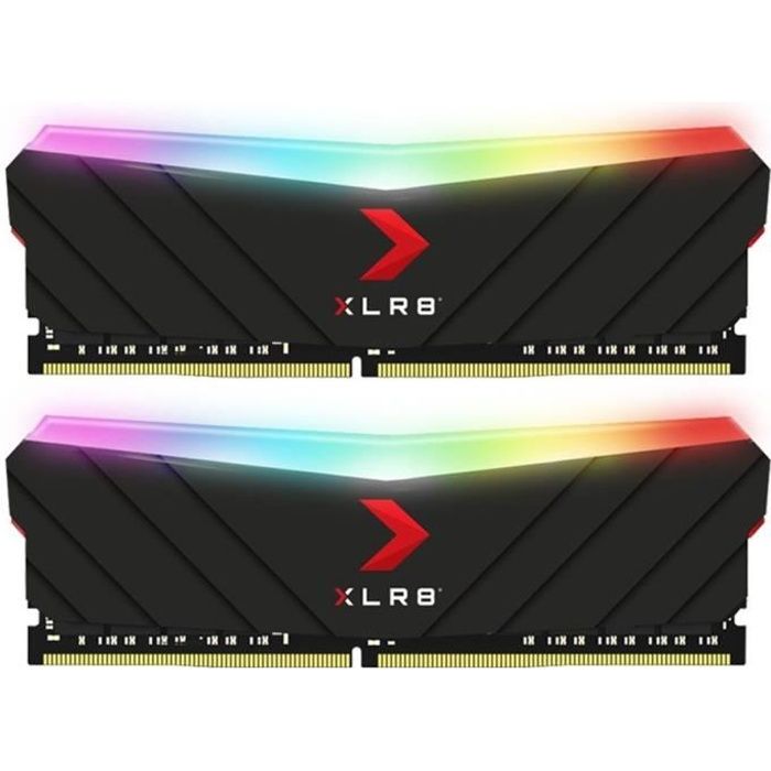 Mémoire RAM - PNY - XLR8 Gaming EPIC-X RGB™ DDR4 3600MHz 2x8GB (MD16GK2D4360018XRGB)