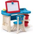 Bureau d'art pour enfants - STEP2 - Studio Bureau avec tableau et chaise - Plastique - Multicolore-0