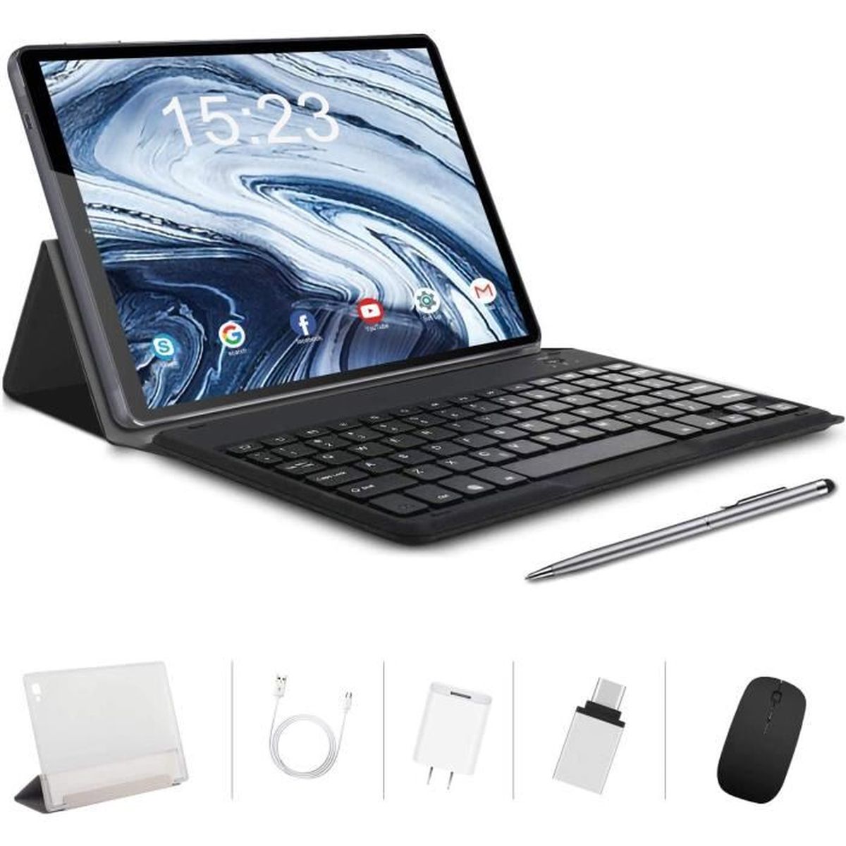 5G Tablette Tactile 10 pouces-4Go  64Go/128Go-Android 10.0 GMS- Dual ...
