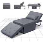FLEXISPOT Fauteuil-lit Convertible 3 en 1 avec Dossier Inclinable 69x191Cm, Coussin et Sac de Rangement, Chaise Longue 1 Place,