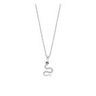 SCRAPCOOKING PARTY Collier Femme Lotus Silver Argent Serpent Empierré - Senora Fantasy - LP1972-1/1