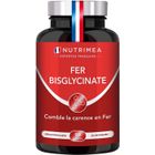 PLASTIMEA FER bisglycinate + Vitamine C • Absorption et biodisponibilité maximale • 14 mg de FER • 90 gélules - NUTRIMEA
