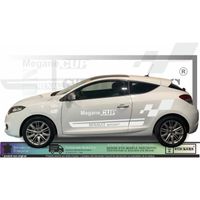 Renault Megane Cup - BLANC - Kit Complet  - Tuning Sticker Autocollant Graphic Decals