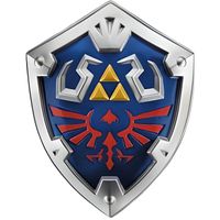 Réplique du bouclier de Link de Legend of Zelda Skyward Sword - Licence officielle Zelda - Adulte - Blanc