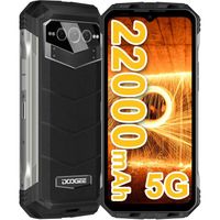 Smartphone robuste DOOGEE V Max (2023) - Noir - Batterie 22000mAh - Caméra 108MP - 5G