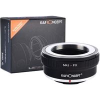 K&F CONCEPT® Adaptateur Objectif pour Monter Objectif avec Monture M42 vers boîtier Fujifilm FX Mont Fuji X-Pro1