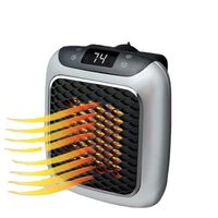 Radiateur électrique 800W Mini cheminée chauffage d´appoint Ventilateur de bureau Chauffage électrique portable Horaire