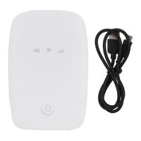 Routeur Wi-Fi fil Mini Portable M3 925D-3 4G LTE Bote Wifi fil 150Mbps Routeur Wi-Fi pour ordinateur informatique pack Blanc
