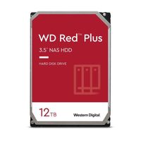 WD Red™ Plus - Disque dur Interne NAS - 12To - 7200 tr/min - 3.5" (WD120EFBX)