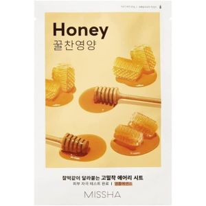 MASQUE VISAGE - PATCH Masque Pour Le Visage - Miel Honey Sheet Mask Anti-Âge Hydratant Régénérant Coréen Cosmétique