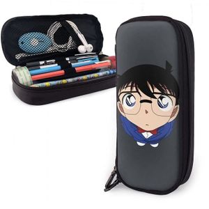 TROUSSE À STYLO Étui à crayons en cuir Detective Conan - Noir - 8