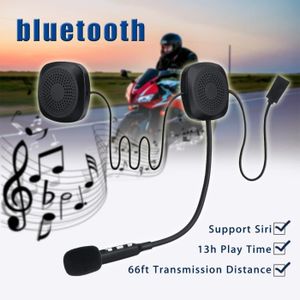INTERCOM MOTO Oreillette Bluetooth V4.2 Pour Moto, Appareil De C