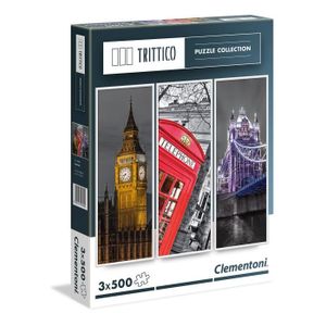PUZZLE Puzzle Triptyque Londres - Clementoni - 3 x 500 pi