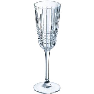 Coupe à Champagne 6 flûtes à champagne 17cl Rendez-vous - Cristal d'