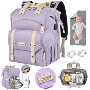 S28 5pcs Maman Sac maternité bébé Nappy Diaper sac à main Mère Sac  bandoulière Sac étanche poussette - Cdiscount Puériculture & Eveil bébé