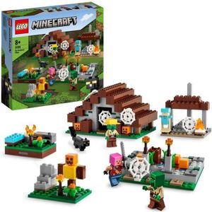 LEGO Minecraft 21256 La Maison de la Grenouille, Jouet avec Figurines  d'Animaux, Personnages : Zombie et Explorateur pas cher 