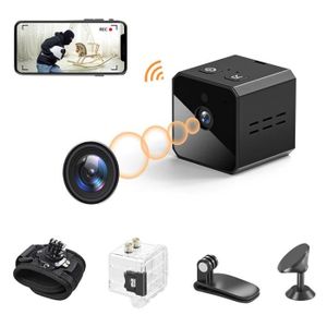 CAMÉRA MINIATURE Mini caméra espion WiFi, détection de mouvement, e